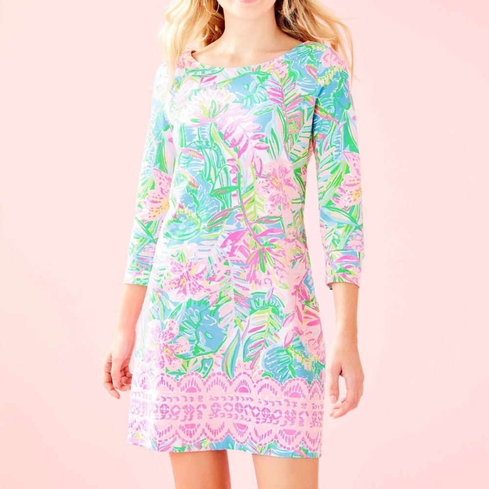 Lilly Pulitzer Lilly of the Jungle Hollee Dress Small Career Vacation Spring